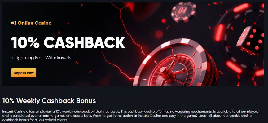 instant casino Gameplay