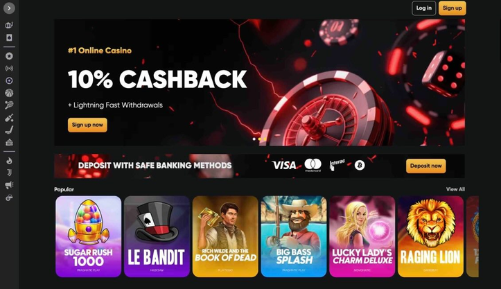 instant casino Gameplay